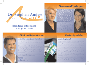 Newsletter 2009  - ZAHNARZT BAD AIBLING