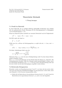 Theoretische Mechanik