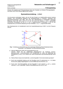Netzwerke und Schaltungen II Symmetrierschaltung (mittel)
