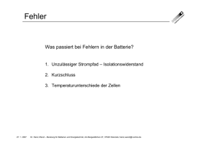 Fehler - TU Clausthal/IEE