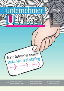 unternehmer WISSEN: Die 10 Gebote für besseres Social Media