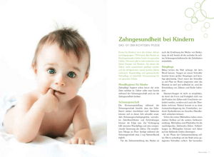 Zahngesundheit bei Kindern