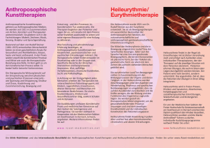 Anthroposophische Kunsttherapien Heileurythmie/ Eurythmietherapie