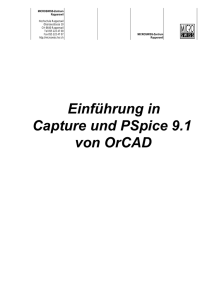 Einführung in Capture und PSpice 9.1