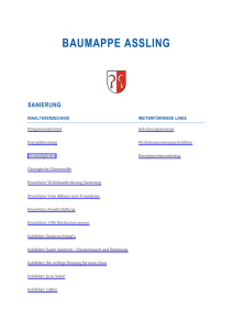Baumappe Sanierung