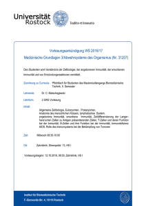 Abwehrsysteme des Organismus (Dr. Matschegewski)