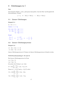 3 Gleichungen in C