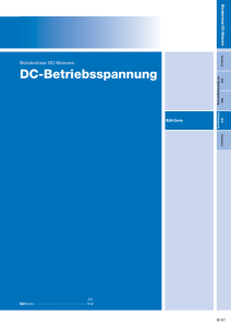 DC-Betriebsspannung