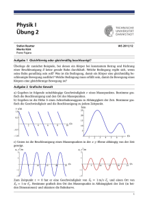 Physik I Übung 2