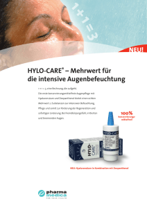 HYLO-CARE® – Mehrwert für die intensive