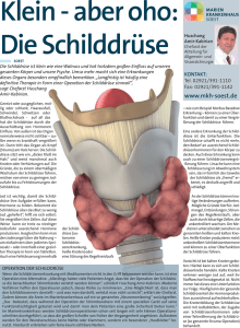 Die Schilddrüse - Marienkrankenhaus Soest