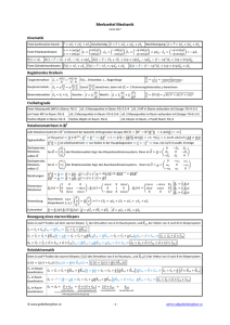 Merkzettel Mechanik
