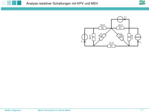 KPV und MSV - Beuth Hochschule für Technik Berlin