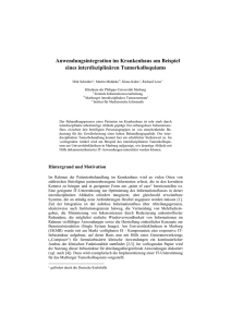 Anwendungsintegration im Krankenhaus am Beispiel eines