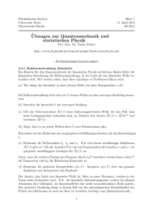 Übungsblatt 1 - Universität Bonn