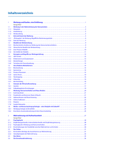 Inhaltsverzeichnis - Lehrbuch Psychologie