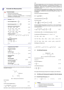 Technische Mechanik Arbeitsunterlagen