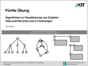 Algorithmen zur Visualisierung von Graphen