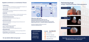 Patiententag Auge - PRO RETINA Deutschland e. V.