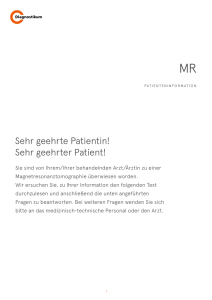 MR Patienteninformation