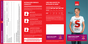 Jetzt Infoflyer SPD-Mitgliedschaft downloaden!