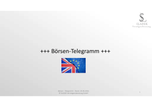 Börsen-Telegramm - Sladek Vermögensberatung GmbH