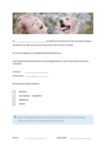 PDF - Tierarztpraxis Dr. Mertens und Küppers in Geldern