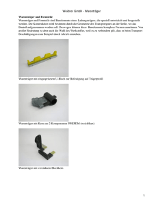 Weidner GmbH - Warenträger