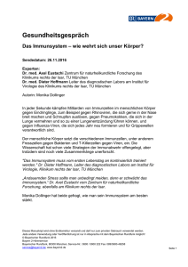 Immunsystem  - Bayerischer Rundfunk