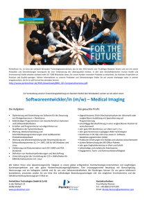 Softwareentwickler/in (m/w) – Medical Imaging