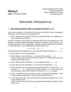 Elektrostatik, Wellengleichung - ETHZ / Photonics