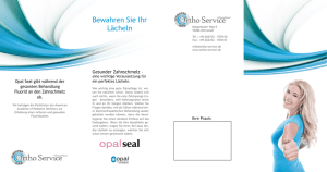 Patientenbroschüre OpalSeal