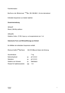 Fachinformation Sulfure de Rhénium Re , RE-186-MM