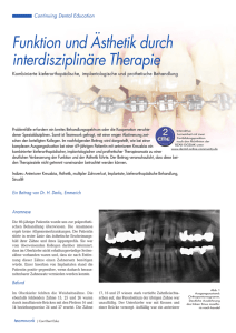 2010 Funktion und Aesthetik durch interdisziplinaere Therapie