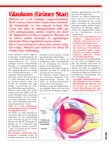 Glaukom - Pro Patient online