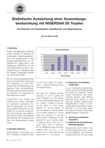 beobachtung mit NIGERSAN D5 Tropfen