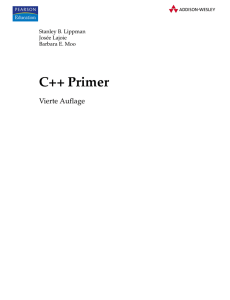 C++ Primer - Vierte Auflage  - *ISBN 3-8273-2274