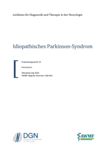 S3-Leitlinie Idiopathisches Parkinson-Syndrom