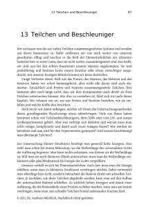 13 Teilchen und Beschleuniger