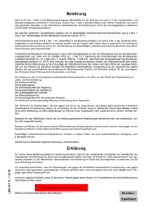 Vordruck Belehrung und Erklärung, Stand Dezember 2014 (PDF, 31