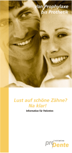 Lust auf schöne Zähne? - stobbe | labor für dental