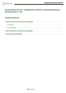 Fachhandbuch für Q11 - Bildgebende Verfahren