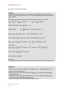 Energie Federpendel - mathphys