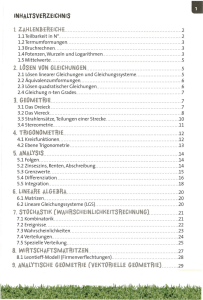 einfache Formelsammlung