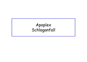 Apoplex Schlaganfall - Psychotherapeutenkammer Berlin