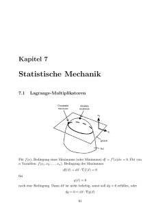 Statistische Mechanik