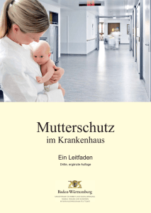 Mutterschutz im Krankenhaus