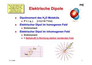 Elektrische und magnetische Dipole