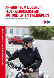 anfahrt zum (jugend-) feuerwehrdienst mit