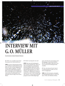 interview mit go müller - Kritische Stimmen zur Relativitätstheorie